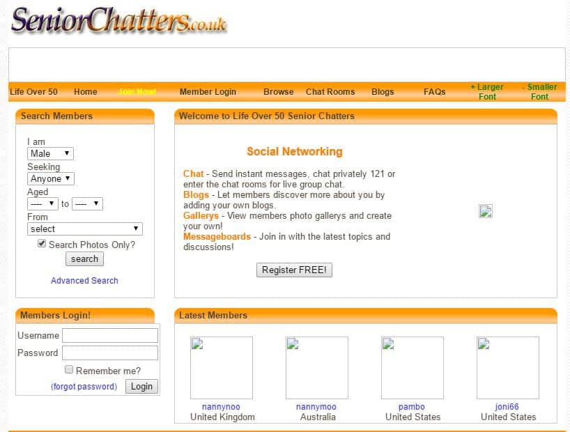 Senior Chatters in July 2008