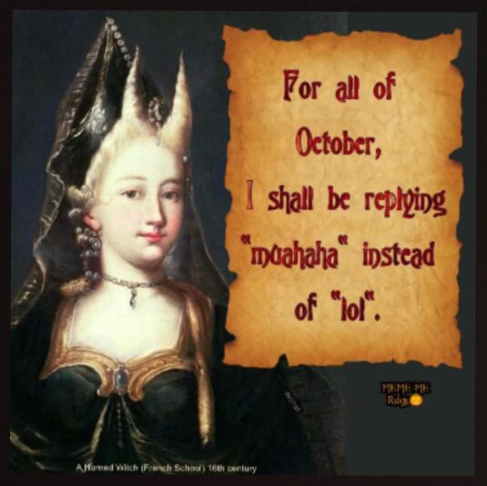 October muwahahah