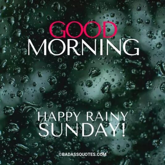 Rainy Sunday