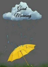 Good morning cloudy rainy Friday 1