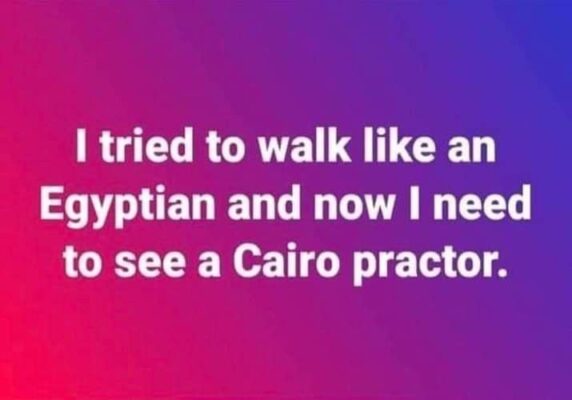 walj like an egyptian