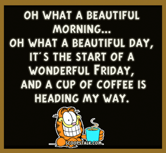 friday coffee heading my way