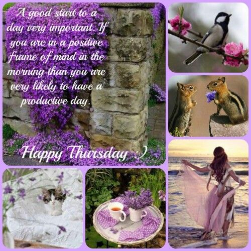 Happy Thursday collage