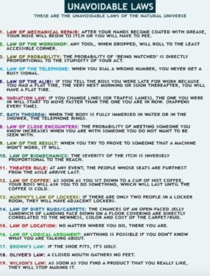 life laws