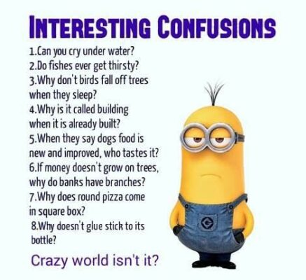interesting confusions