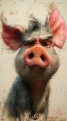 caption group pig
