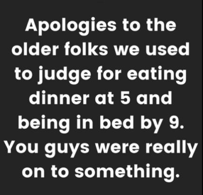 dinner at 5