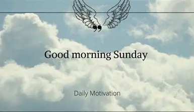 good morning cloudy Sunday 1