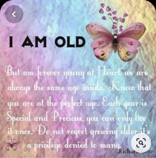 quote group i am old but forever young