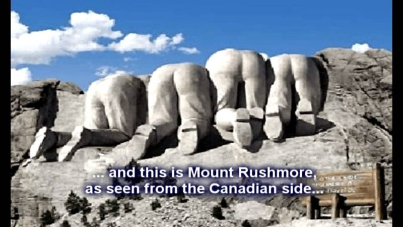 mount rushmore back side