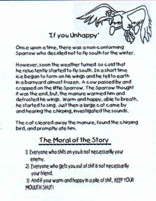 Unhappy