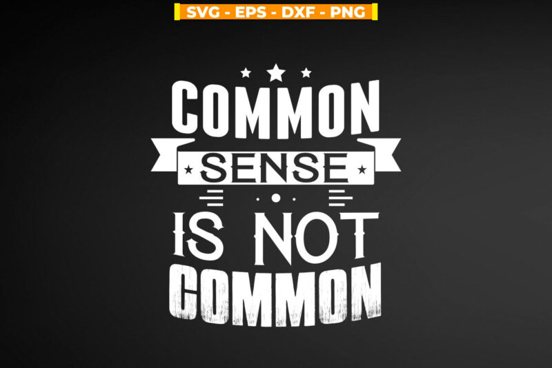 common sense