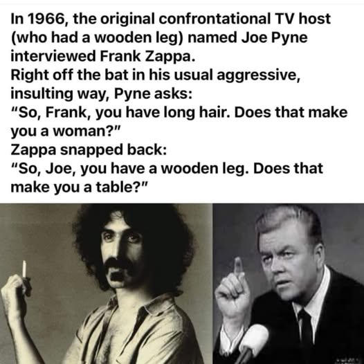 Zappa wins against asshole