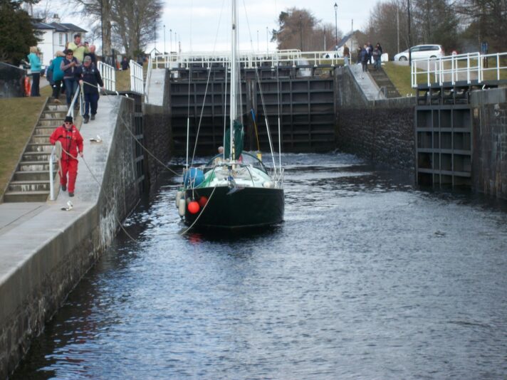 Boat thru Lift at Fort Angus