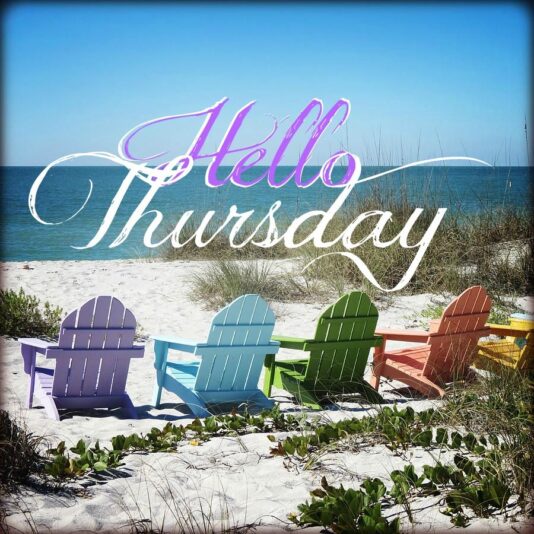 Happy Thursday Beach Chair