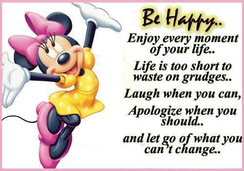 be happy