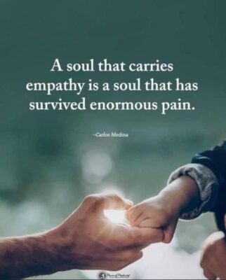a soul that carries empathy