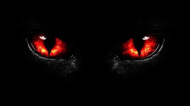 red eyes of the devil