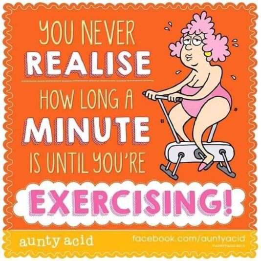exercise minute