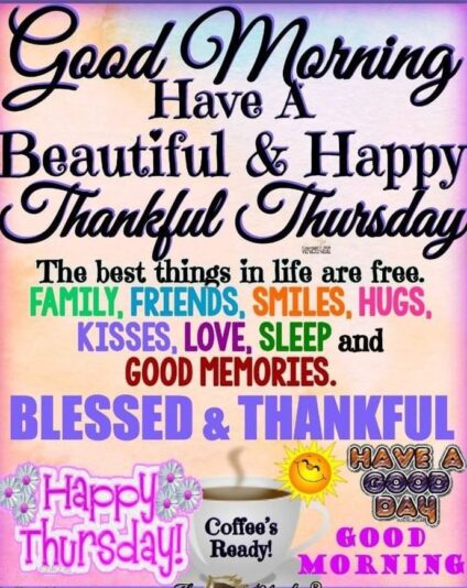 Good Morning Thursday 4