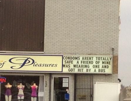 Condoms.