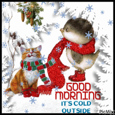 Good morning its cold outside