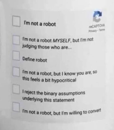 robot confirm