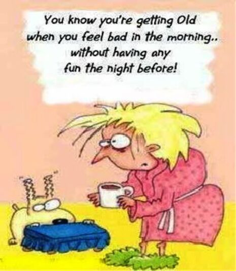 The night before.