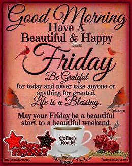 Good Morning Friday
