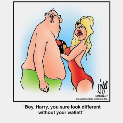 Harry different without your wallet