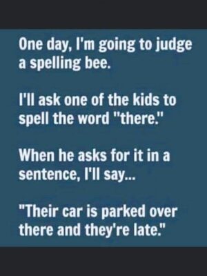 there their and they're