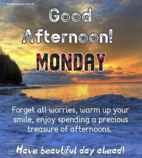 Good afternoon Monday