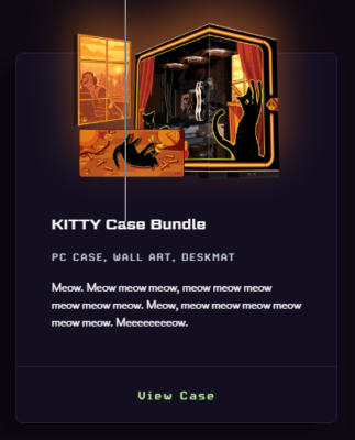 kitty computor case