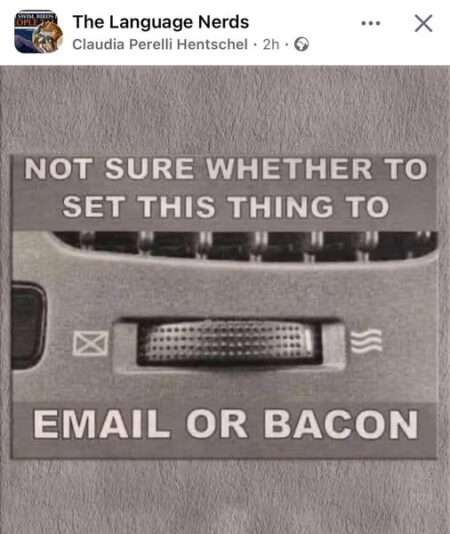 email or bacon