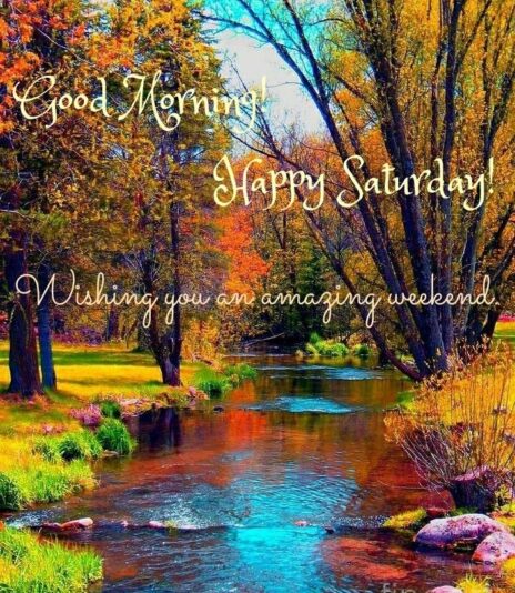 Good Morning Happy Fall Saturday
