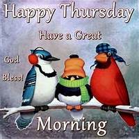 Happy Thursday morning