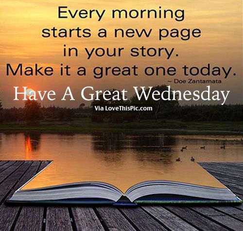 wednesday great day