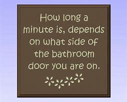 Bathroom door.