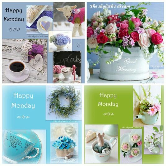 Happy Monday collage