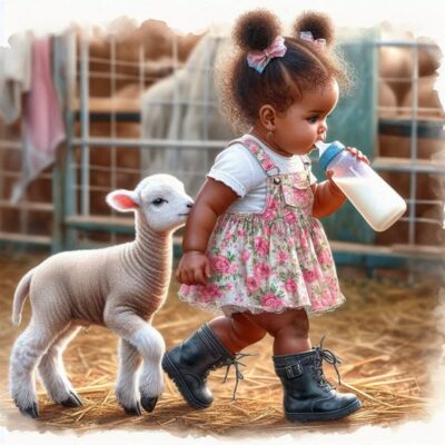 caption group toddler lamb milk
