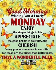 Good Morning Monday