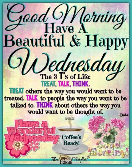 Good Morning Wednesday