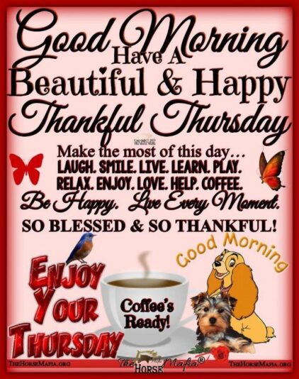 Good Morning Have a Happy Thursday