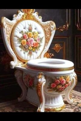 caption group pretty toilet