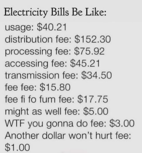 power bill