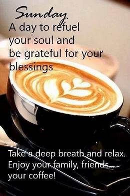 Happy Sunday cappuccino