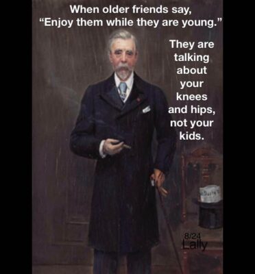 while young