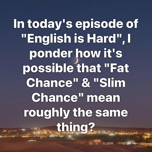 English is hard
