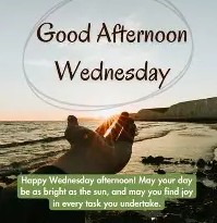good afternoon Wednesday 1