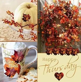 Happy Thursday fall collage 1